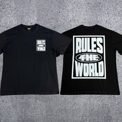 Corteiz RTW Box Logo T-Shirt – Black/White