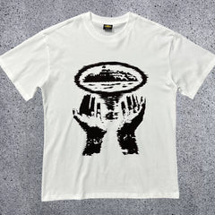 Corteiz "CRTZ" Cartoon Eyes Graphic T-Shirt – White | Streetwear