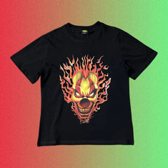 Cortiez Red Heart Ship Logo Graphic Black T-Shirt