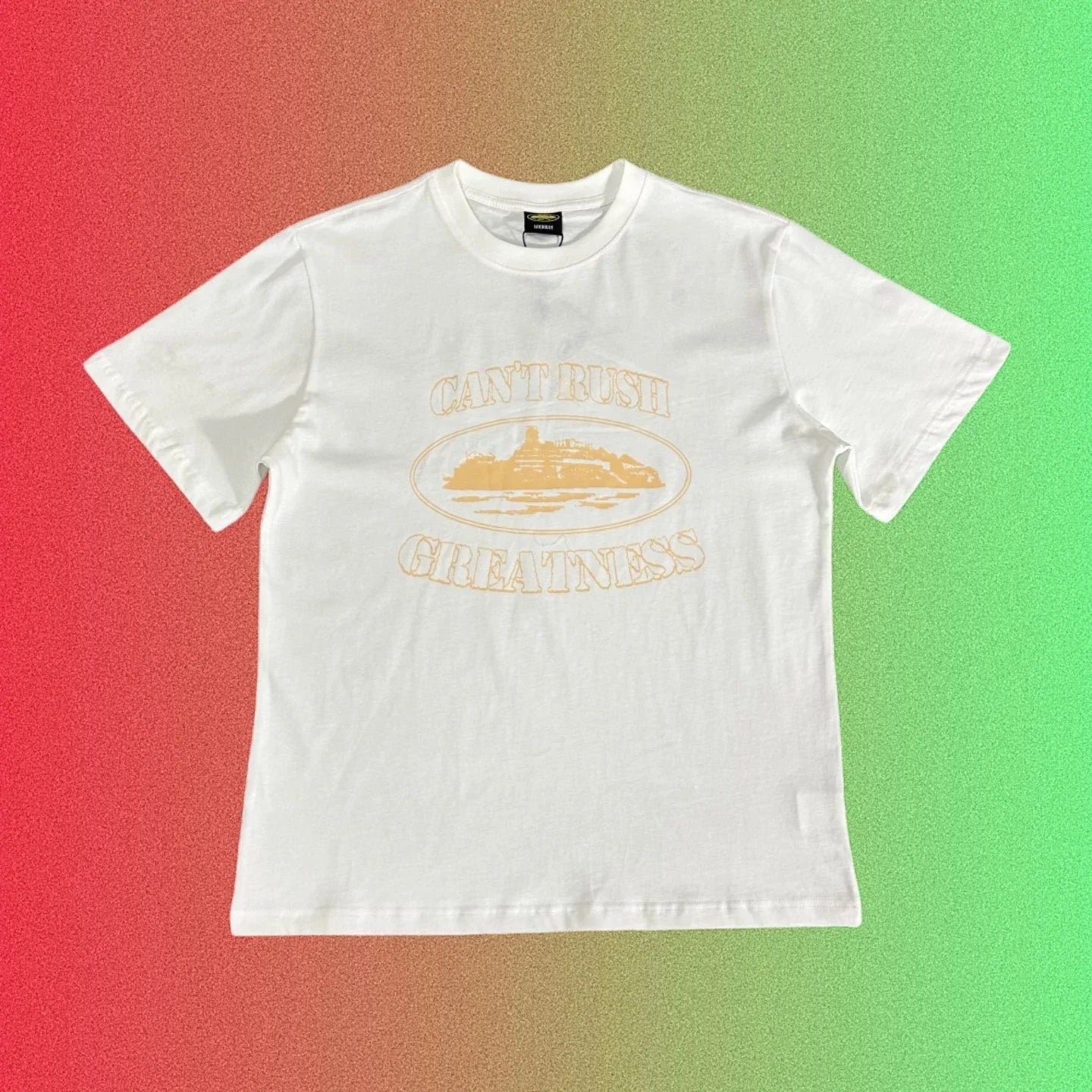 Cortiez Can't Rush Greatness Island Graphic Black T-Shirt