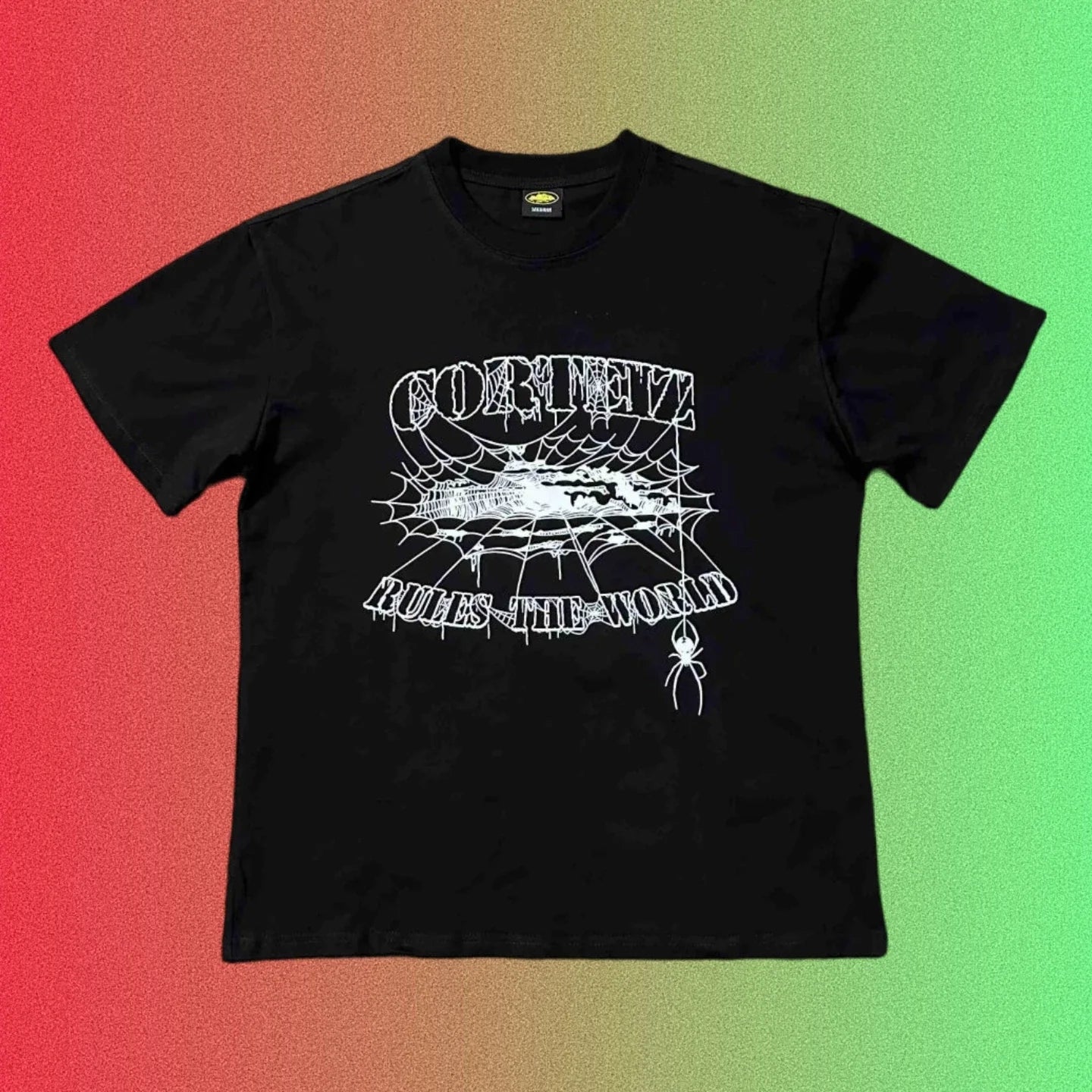 Cortiez Rules The World Graphic Black T-Shirt