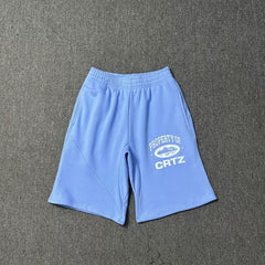 Corteiz "Property of CRTZ" Heavyweight Shorts blue