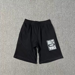 Corteiz "Rules The World" (RTW) Heavyweight Shorts black