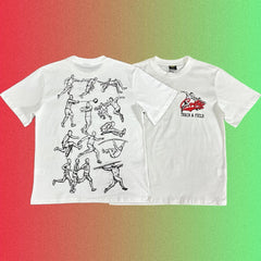 Cortiez No Carry Last Graphic Black T-Shirt (Front & Back Print)