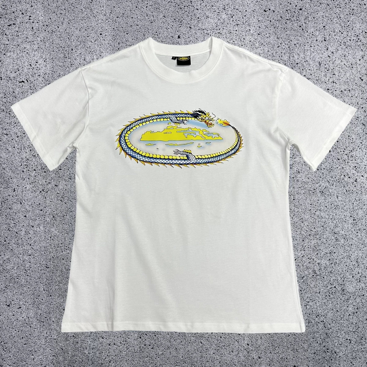 Corteiz Ouroboros Dragon T-Shirt – White