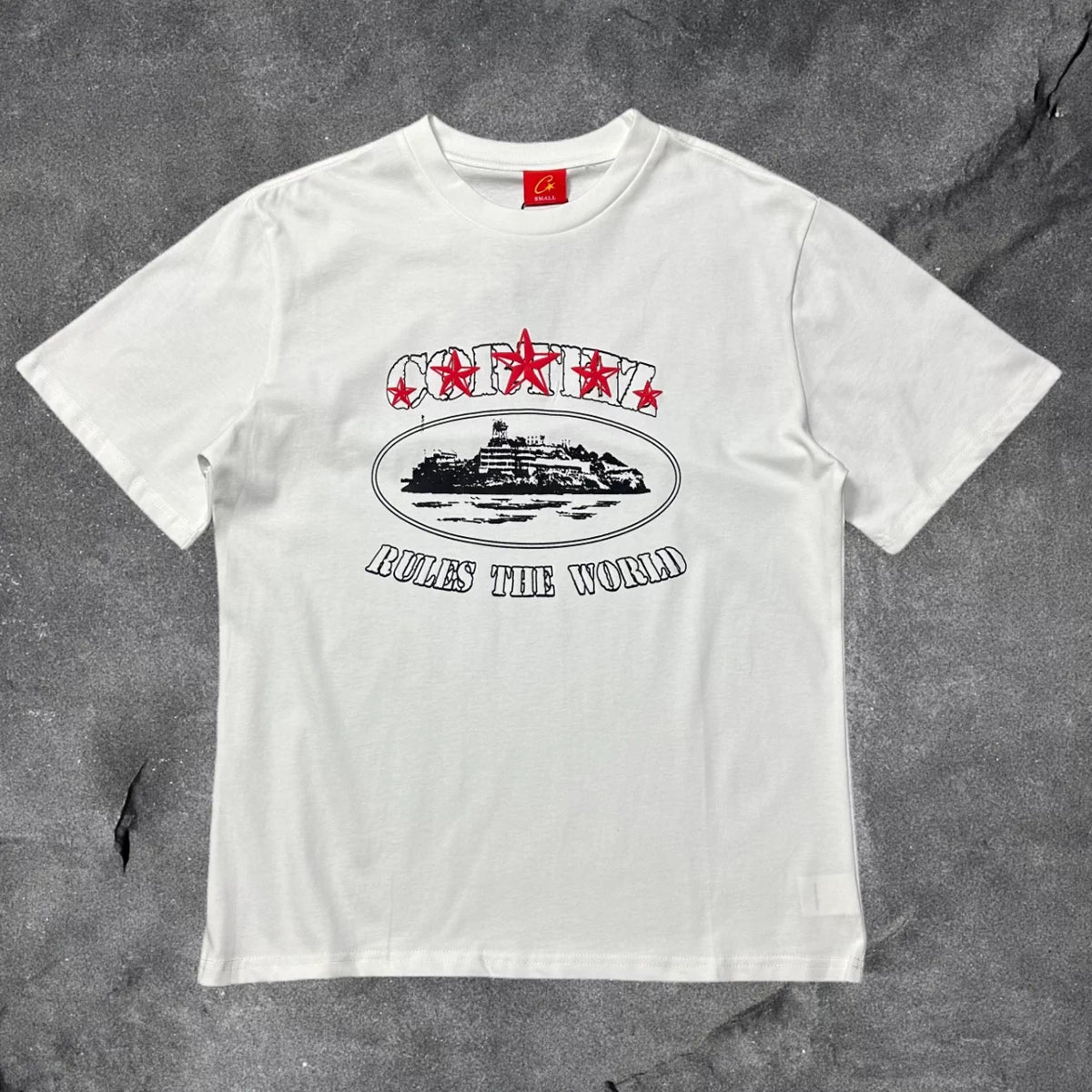Corteiz Alcatraz "Rules The World" Graphic Tee - Premium Streetwear T-Shirt