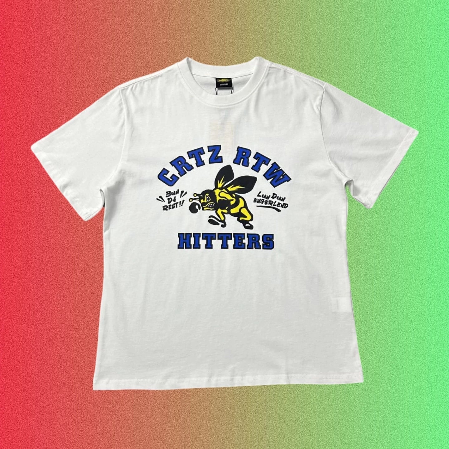 Cortiez Alcatraz Island Logo Graphic Black T-Shirt (Front & Back Print)