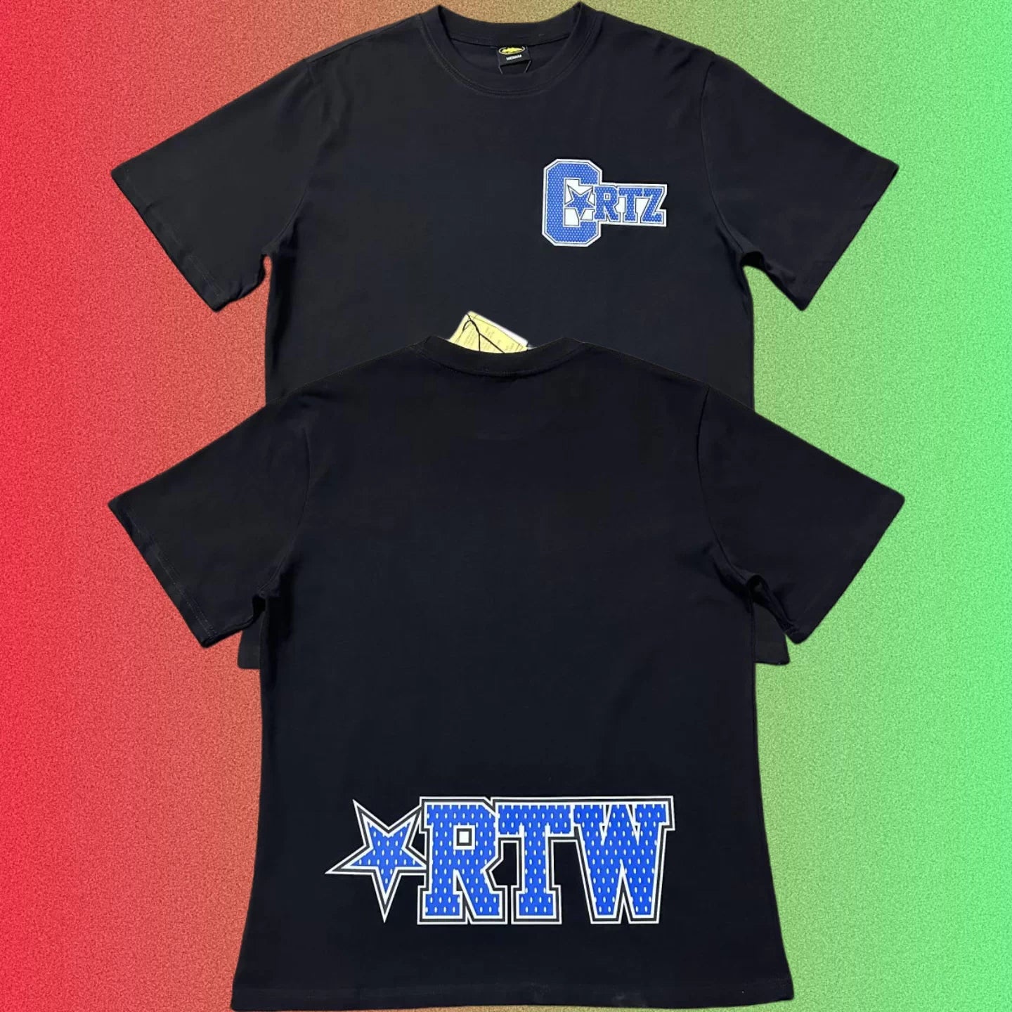 Cortiez Alcatraz Island Logo Graphic Black T-Shirt
