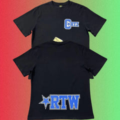 Cortiez Alcatraz Island Logo Graphic Black T-Shirt