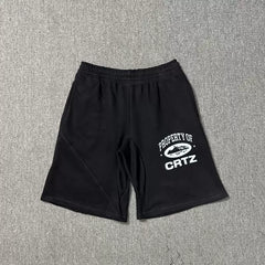 Corteiz "Property of CRTZ" Heavyweight Shorts black