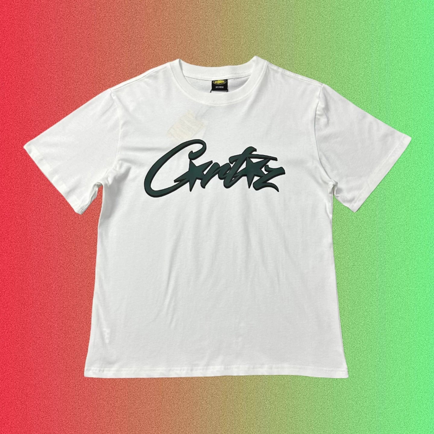 Cortiez Cursive Star Script Logo Graphic Black T-Shirt